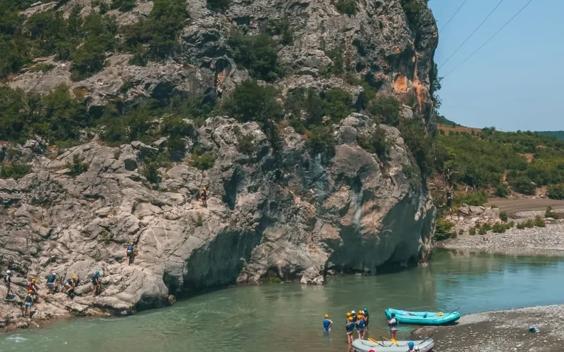 Wild Vjosa rafting photo