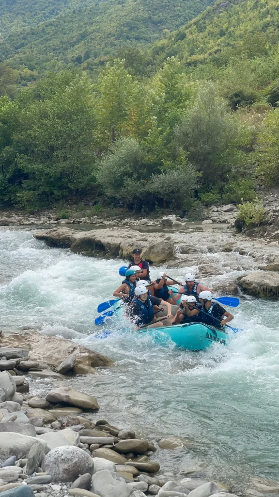 Wild Vjosa rafting photo