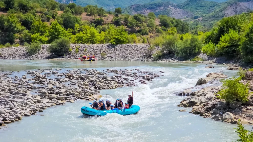 Wild Vjosa rafting photo